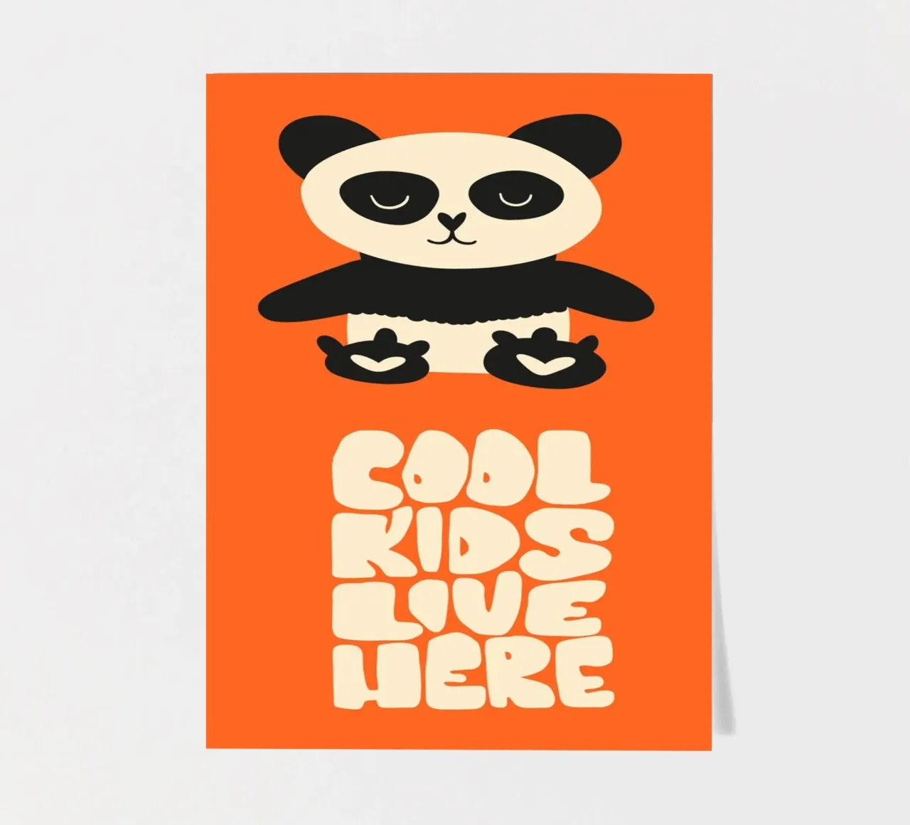 Panda Bear sticker sheet by 🐹 BABY ART PRINTS