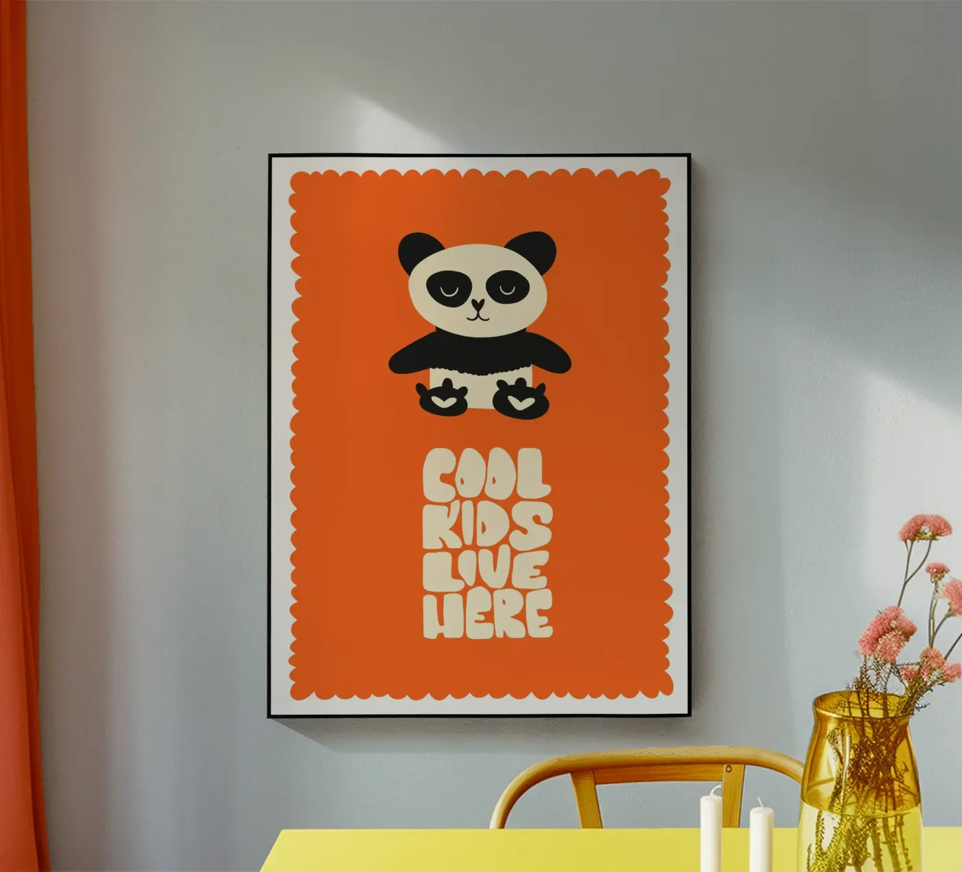Orso panda plexiglass da 🐹 BABY ART PRINTS