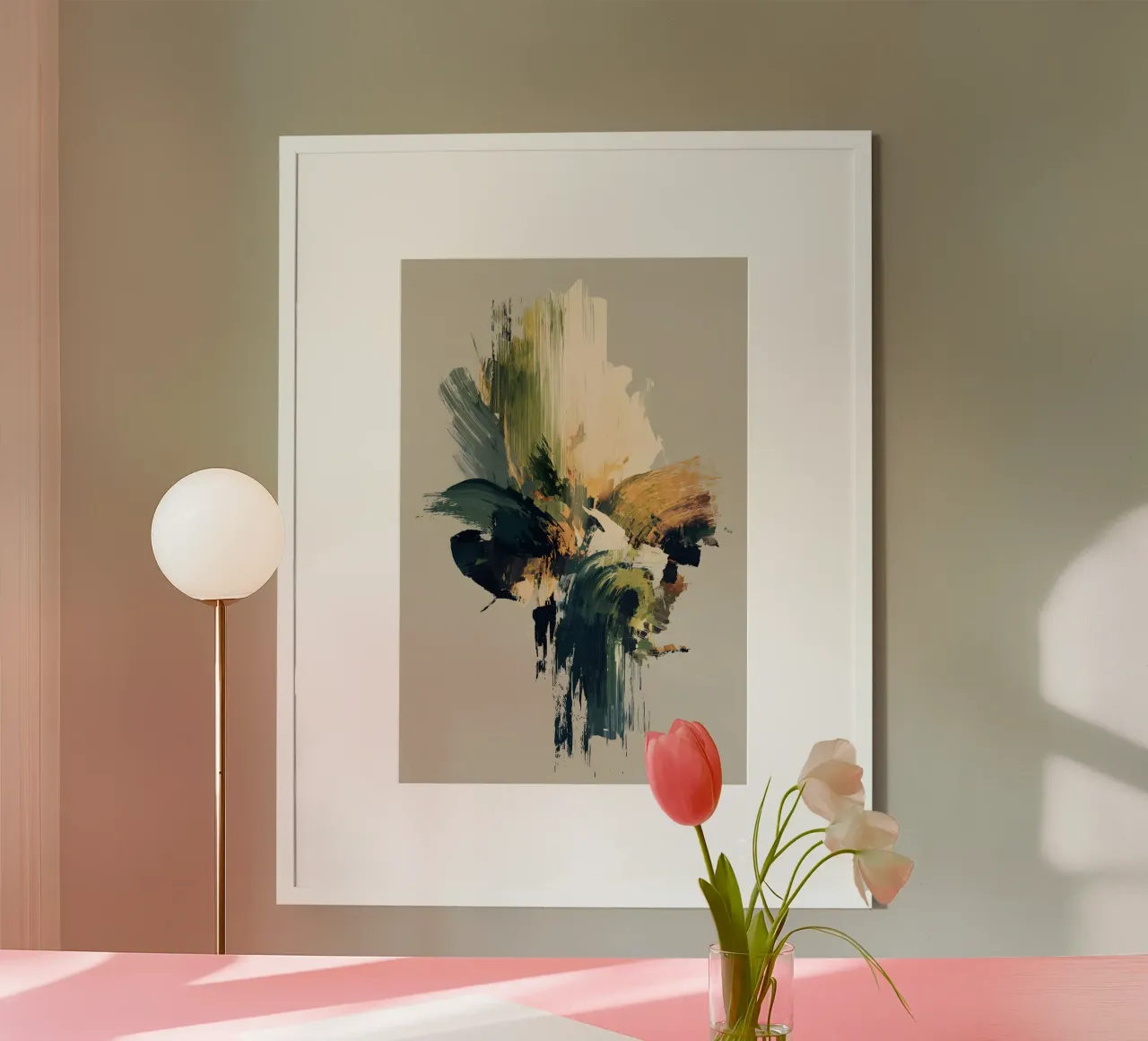 Olive Brush Mark poster da Mosaic Dialogue