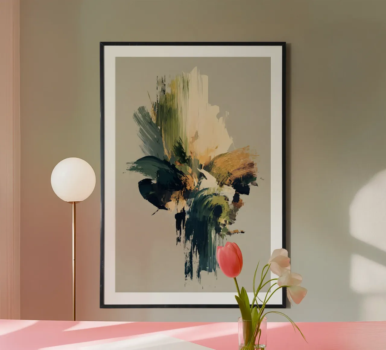 Olive Brush Mark poster da Mosaic Dialogue