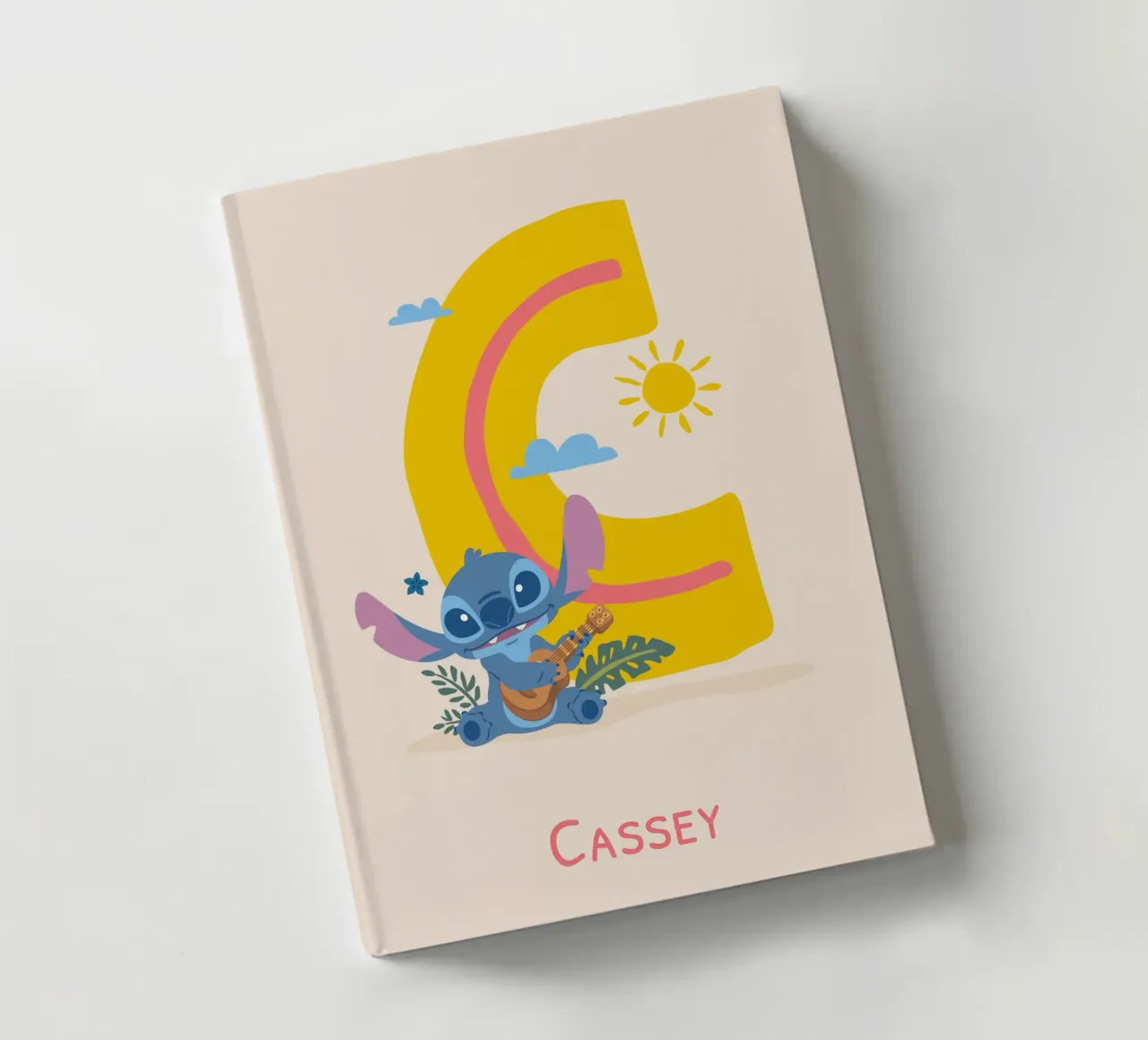 Stitch – Buchstabe C mit Namen Notizbuch von Stitch