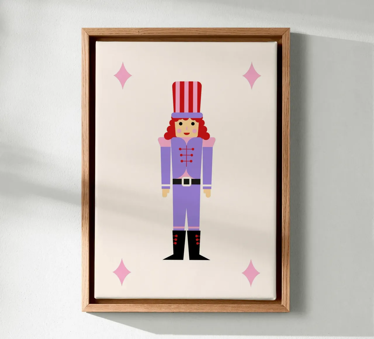 Lady Nutcracker in pink canvas by Carolin Vonhoff