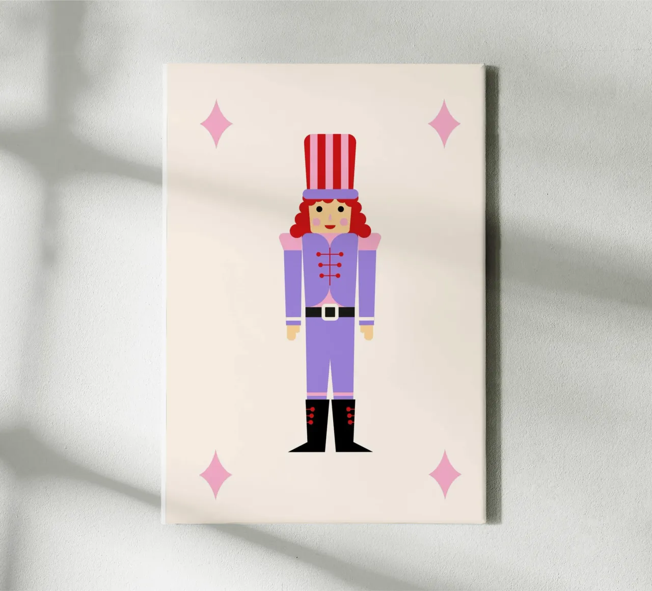 Lady Nutcracker in pink canvas by Carolin Vonhoff