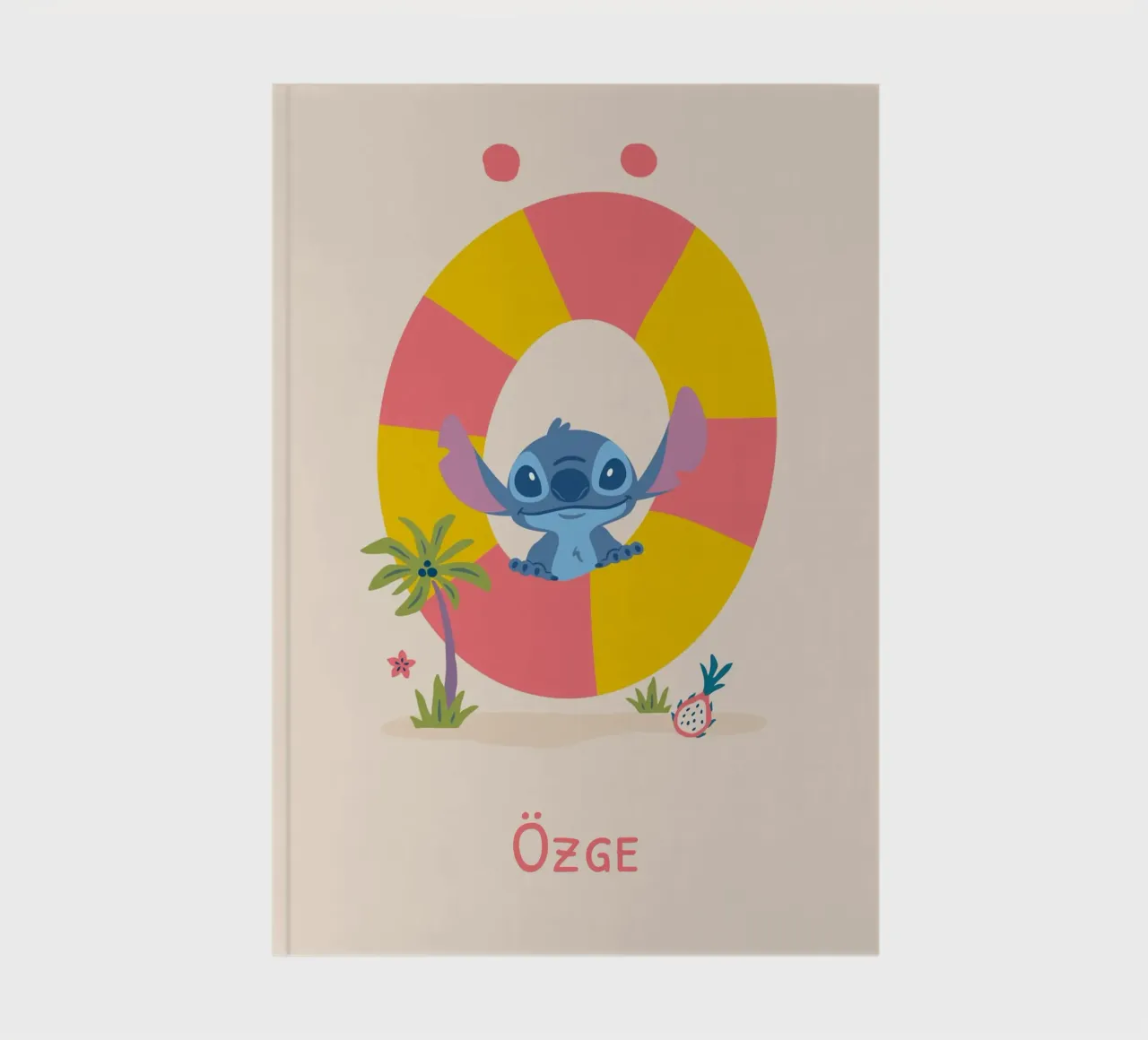 Stitch - Letter Ö with name notebook by Stitch