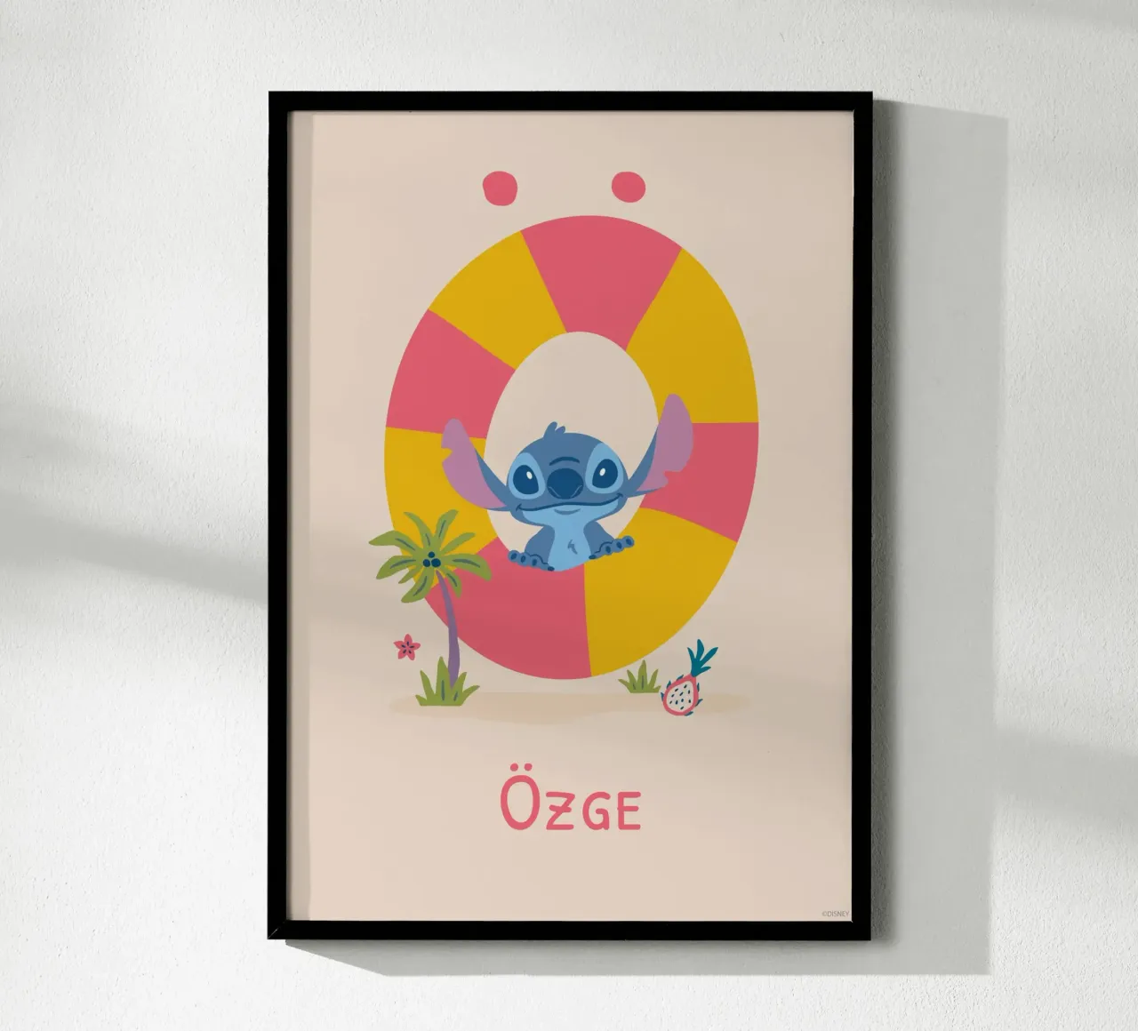 Stitch – Buchstabe Ö mit Namen Poster von Stitch