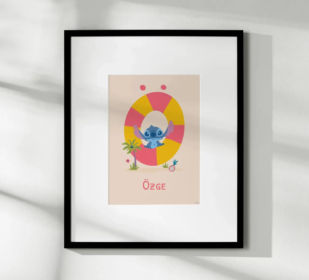 Stitch – Buchstabe Ö mit Namen Poster von Stitch