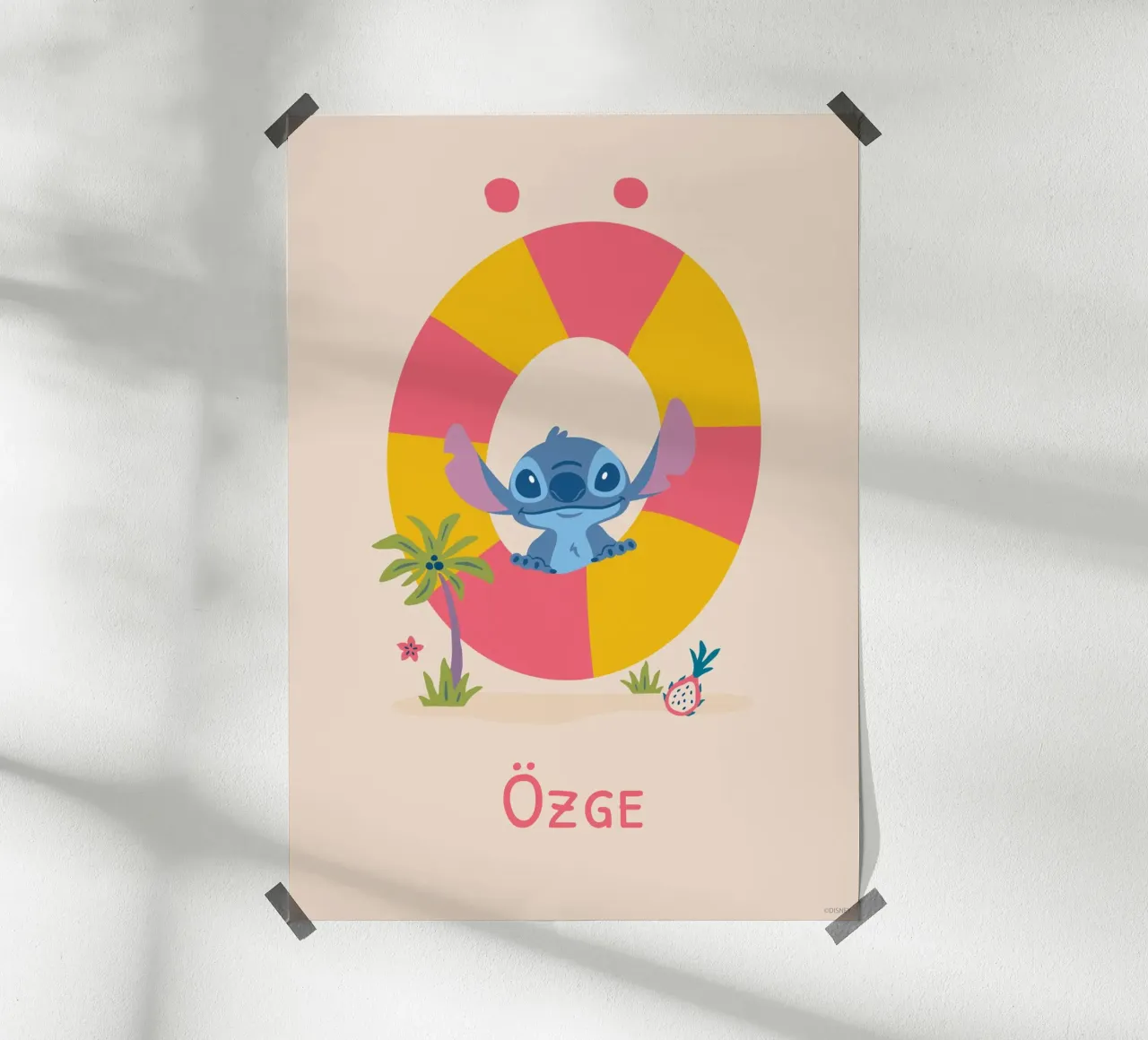 Stitch – Buchstabe Ö mit Namen Poster von Stitch