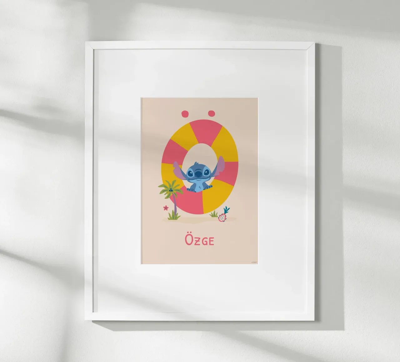 Stitch – Buchstabe Ö mit Namen Poster von Stitch