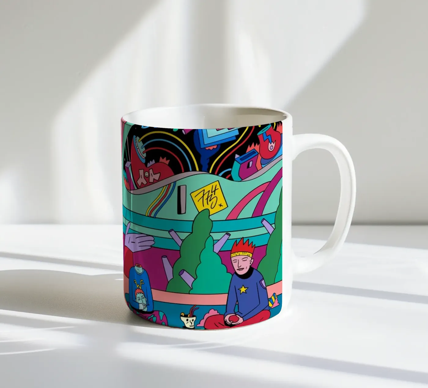 Arx Conclave ceramic mug by aryamularama
