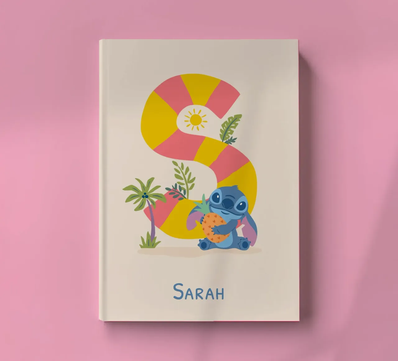 Stitch - Letter S with name Notizbuch von Stitch