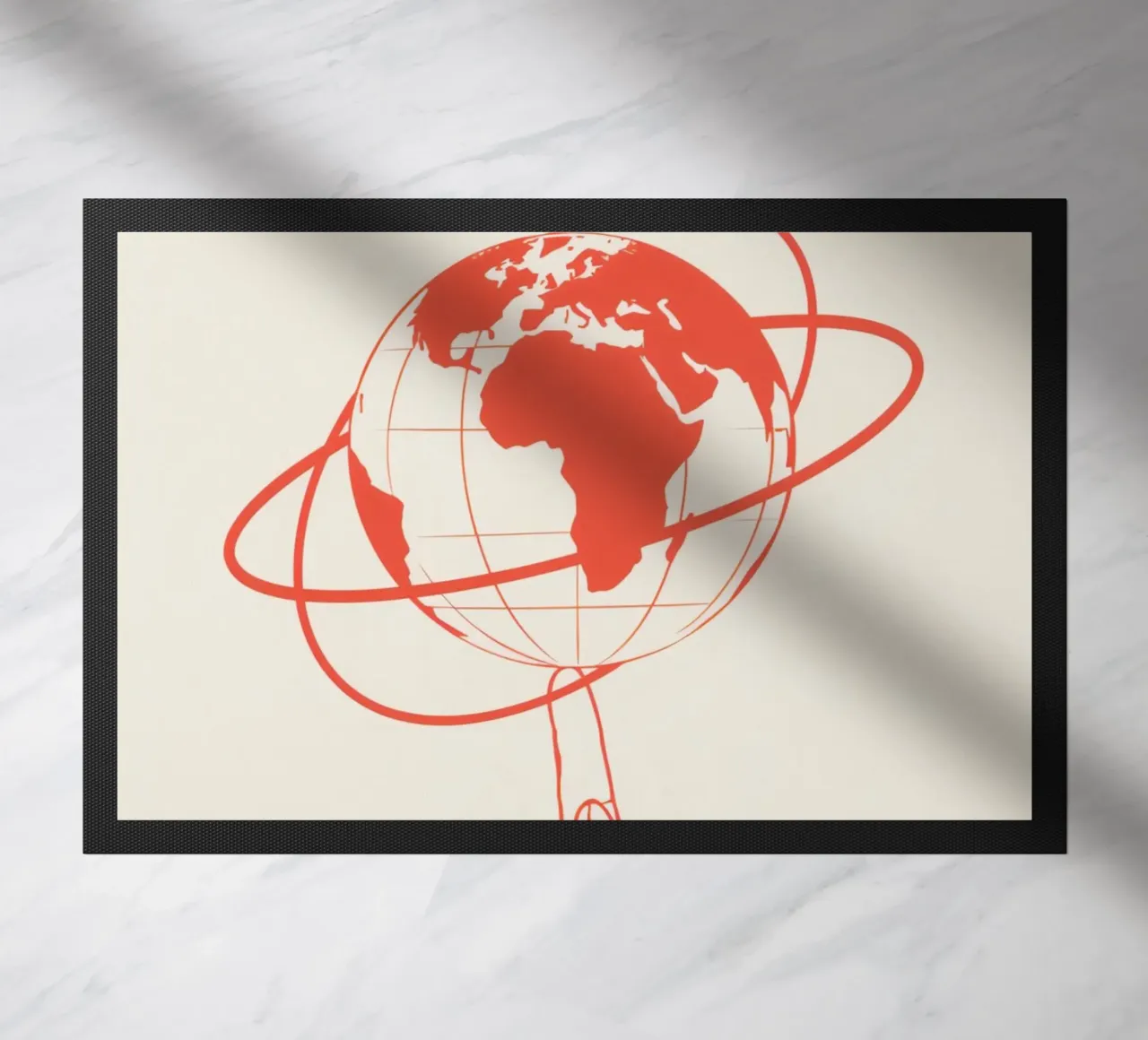 Il mondo è sulla punta delle dita zerbino da DesignDoodle