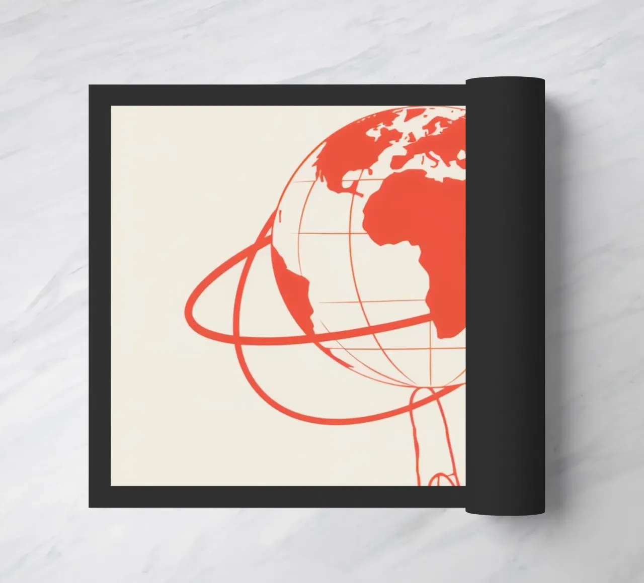 Il mondo è sulla punta delle dita zerbino da DesignDoodle
