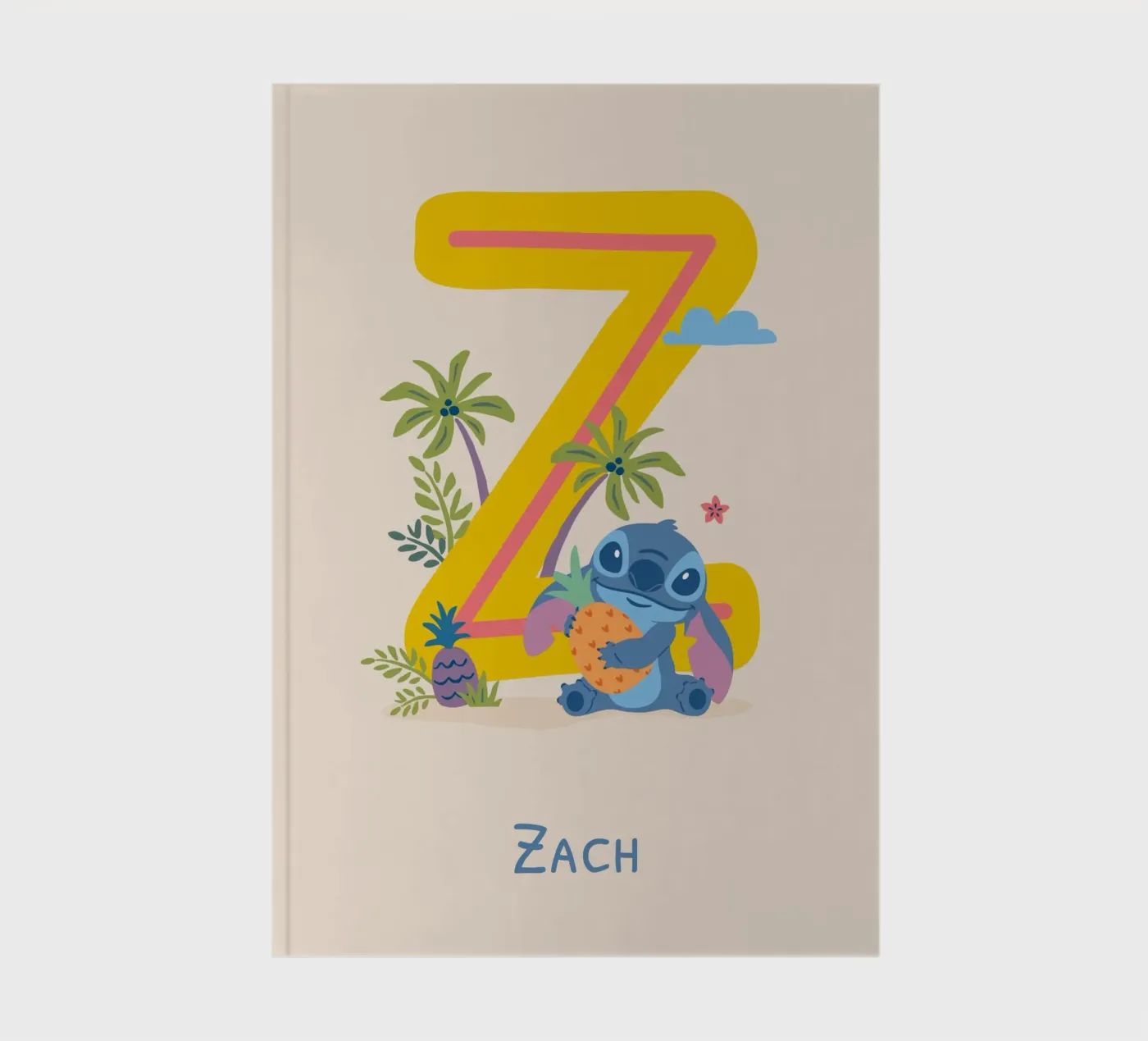 Stitch - Letter Z with name Notizbuch von Stitch