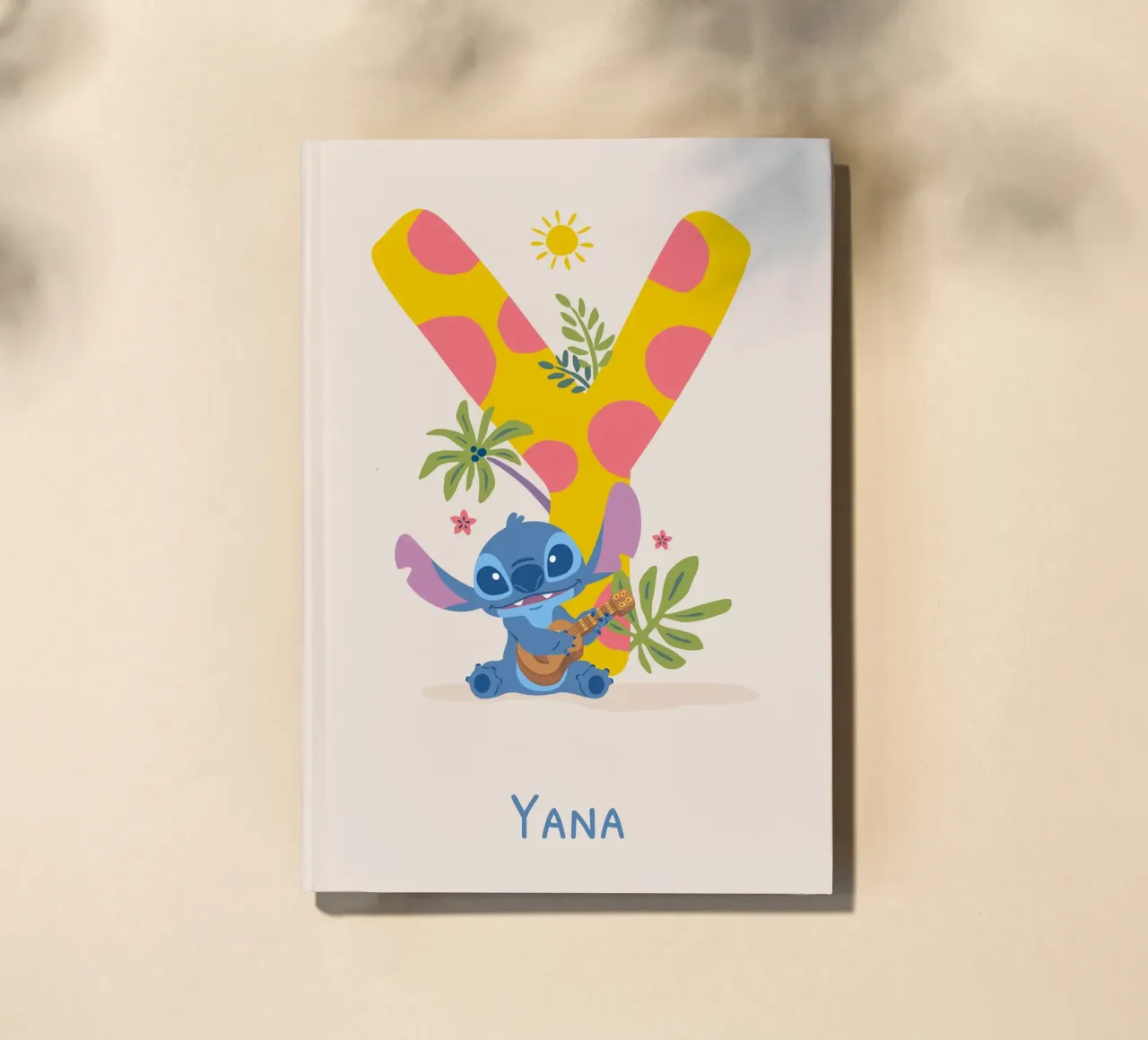 Stitch – Buchstabe Y mit Namen Notizbuch von Stitch