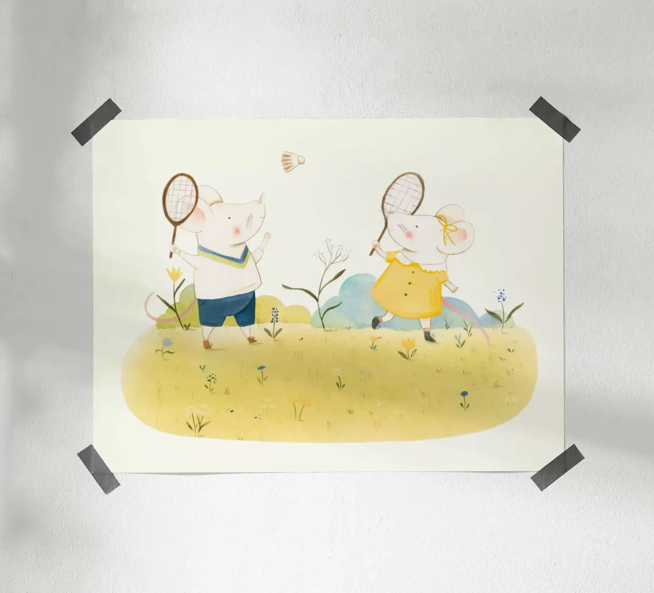 Judith Loske - Federball poster da The Artcircle