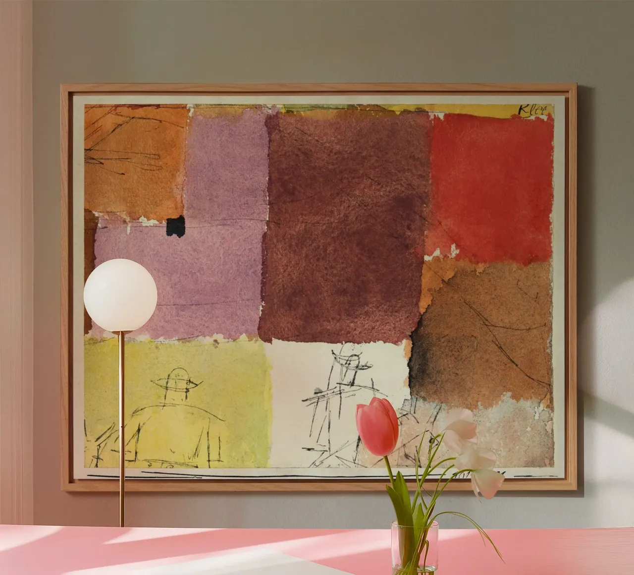Composition with Figures alluminio dibond da artshop
