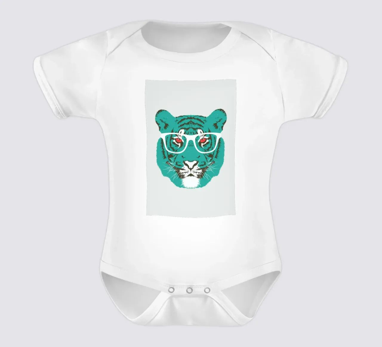 Bookish Big Cat body neonato maniche corte da Tracie Andrews