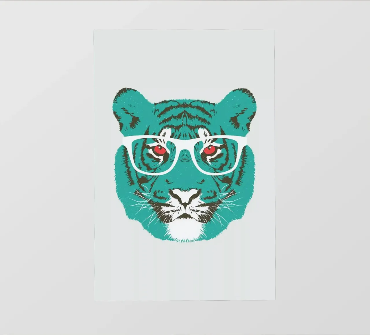 Bookish Big Cat pellicola backlit da Tracie Andrews