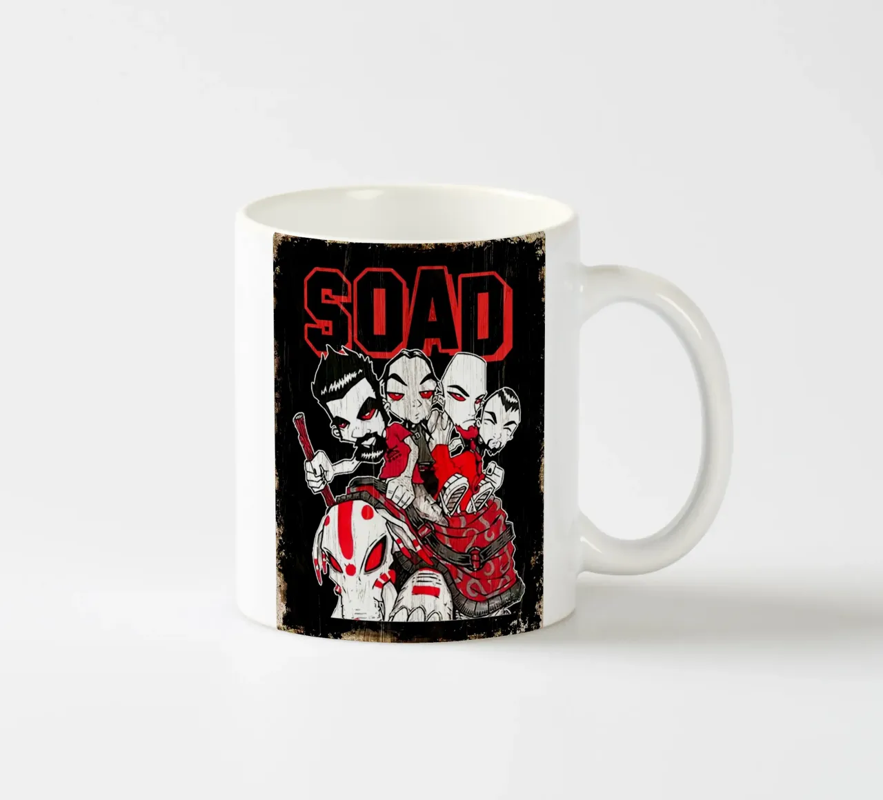 All Member Band System Of A Down Poster tazza in ceramica da TAERUNZE