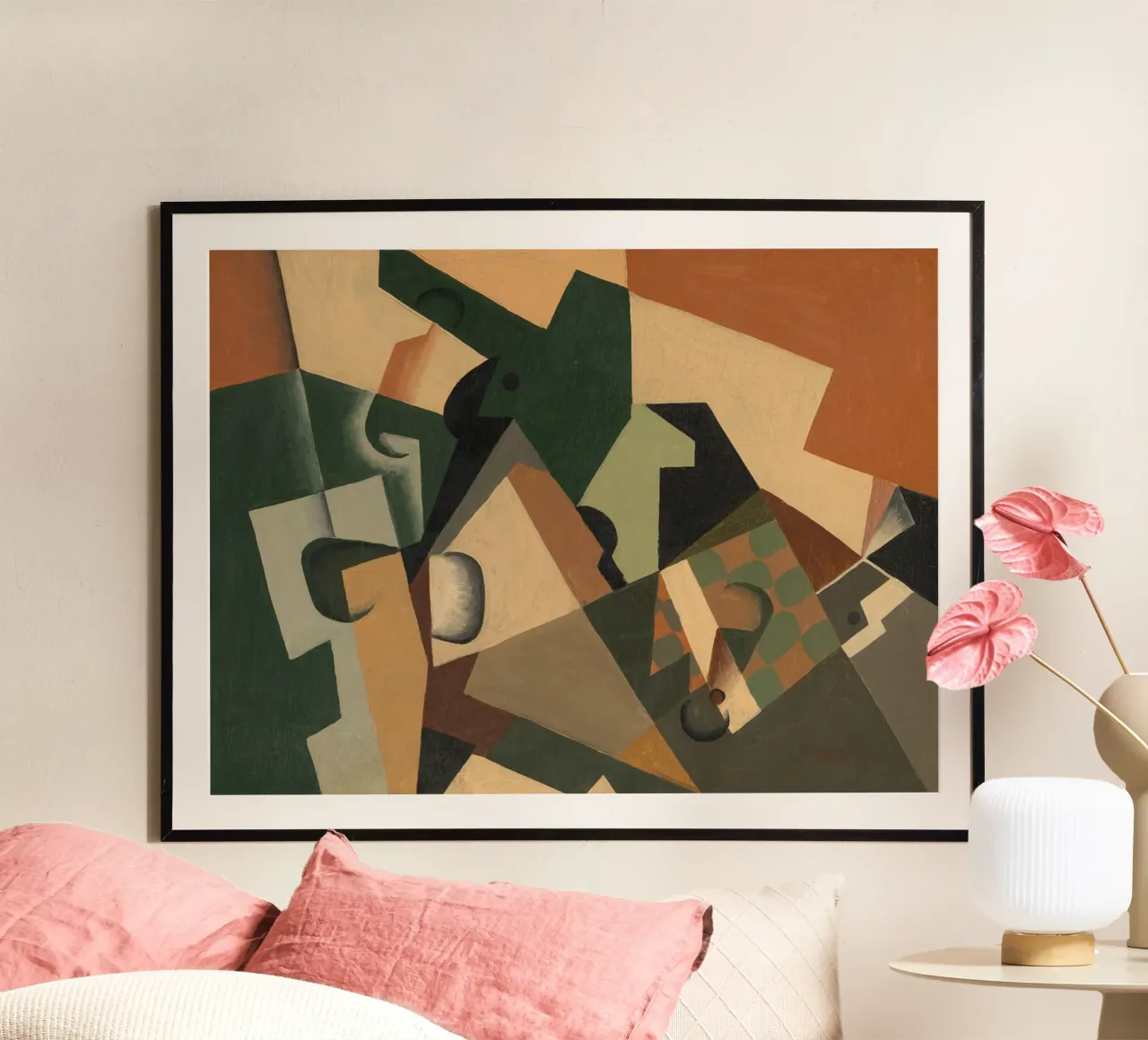Glass and Checkerboard poster da artshop