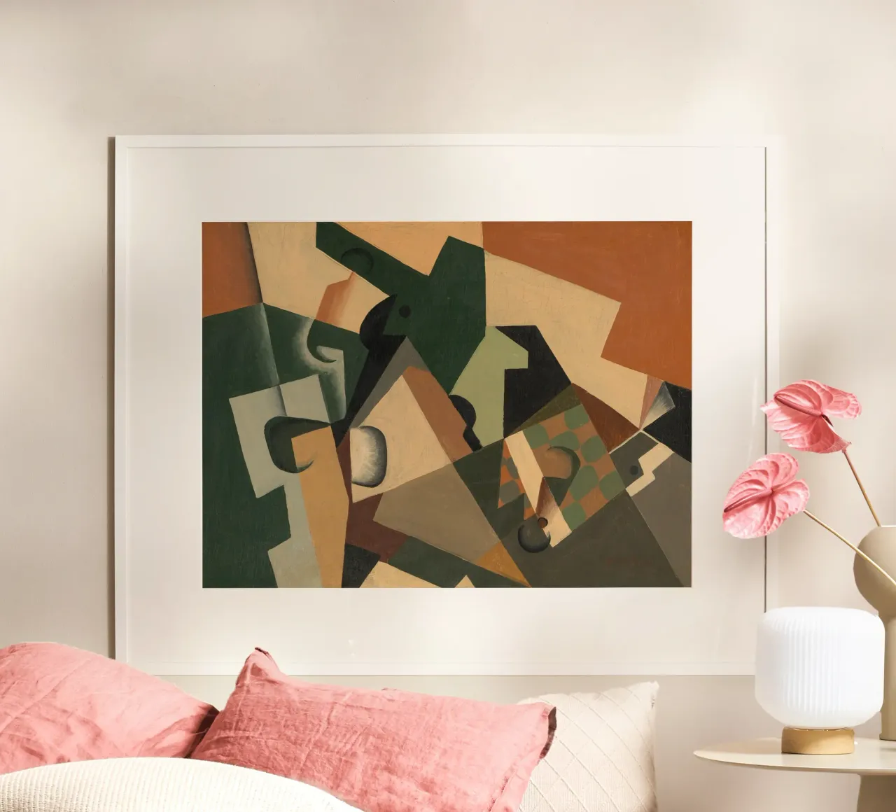 Glass and Checkerboard poster da artshop