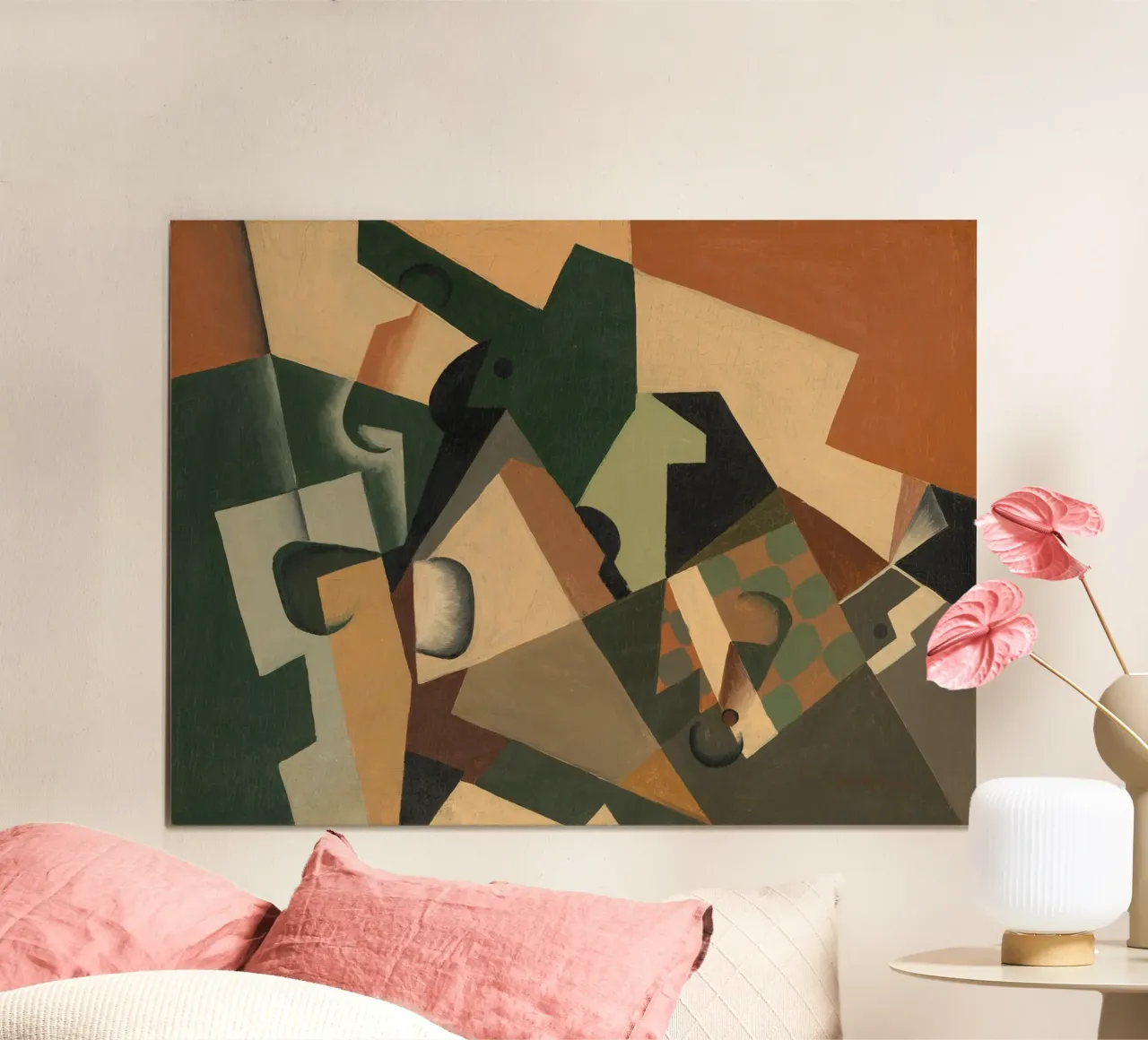 Glass and Checkerboard poster da artshop