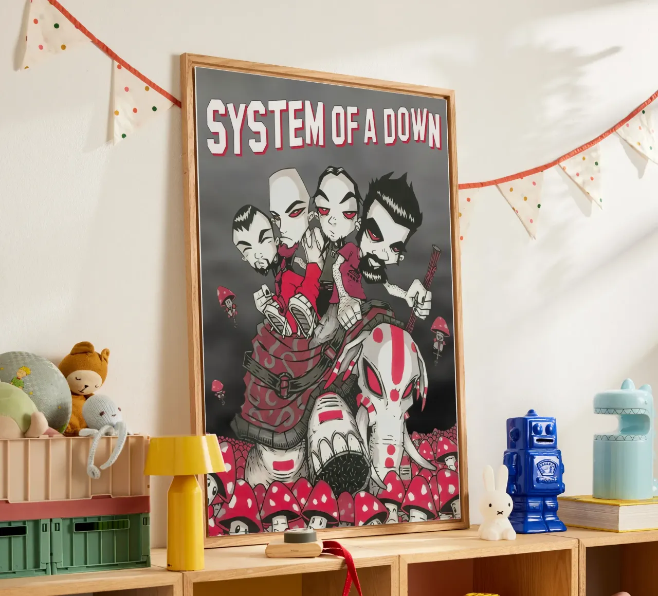 Elephant System Of A Down All Member Poster plexiglass da TAERUNZE