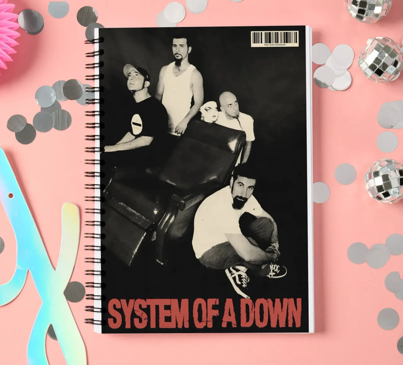 All System Of A Down Classic Style diario ad anelli da TAERUNZE