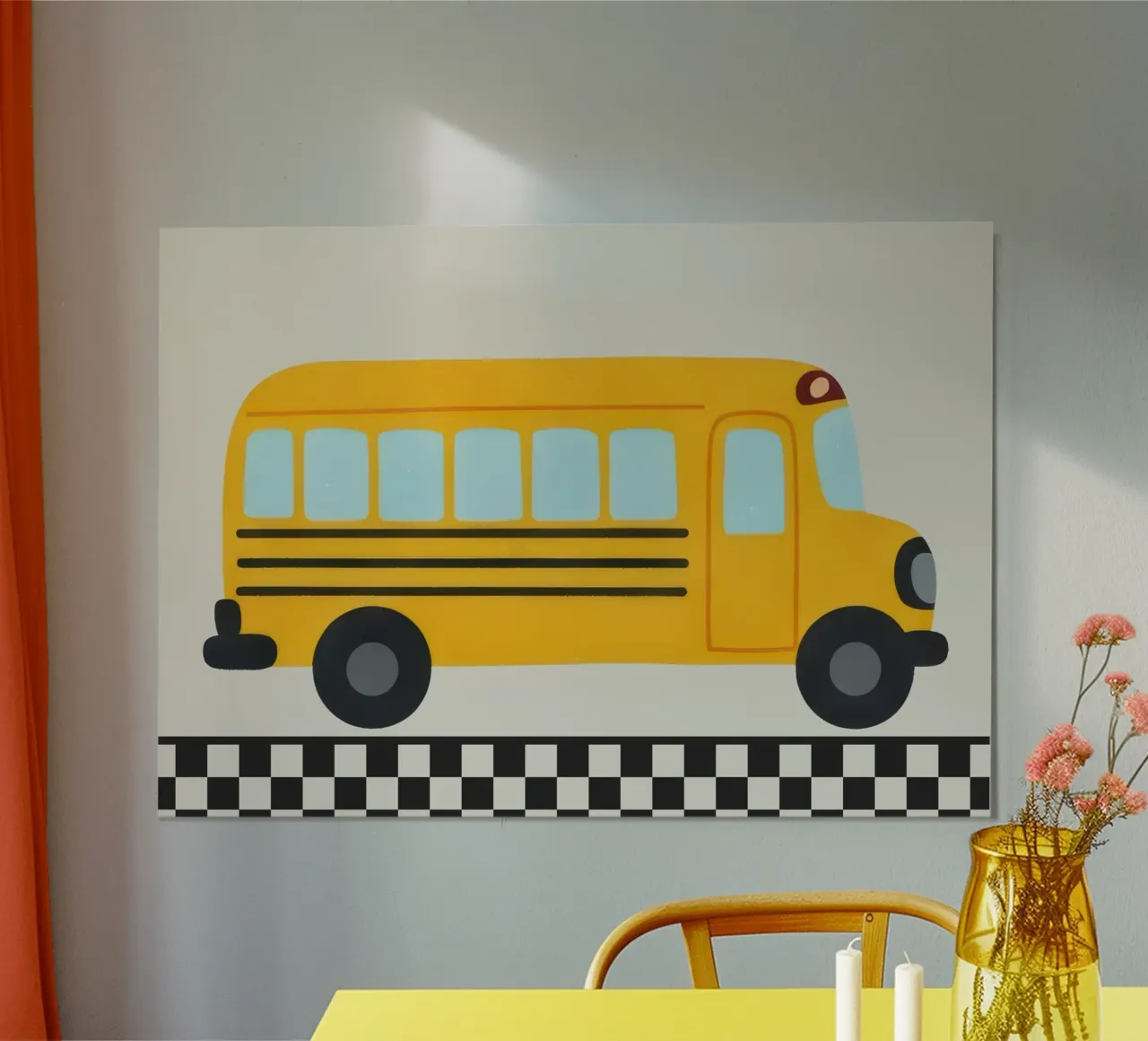 Schulbus Vibes carta hahnemühle da PurePeachKids