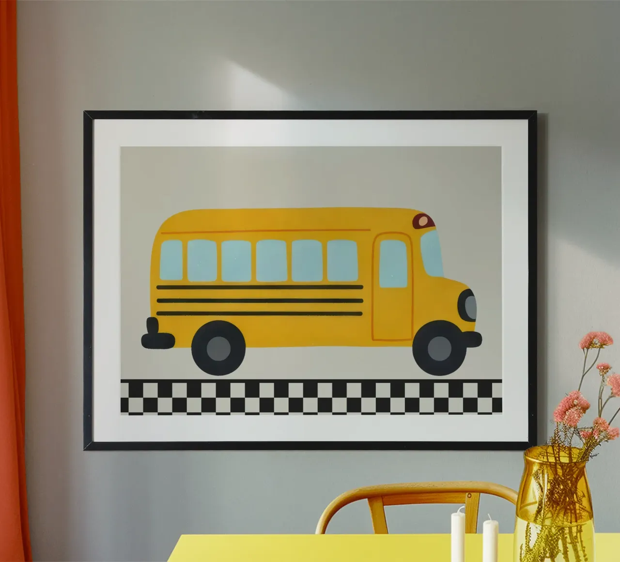 Schulbus Vibes carta hahnemühle da PurePeachKids