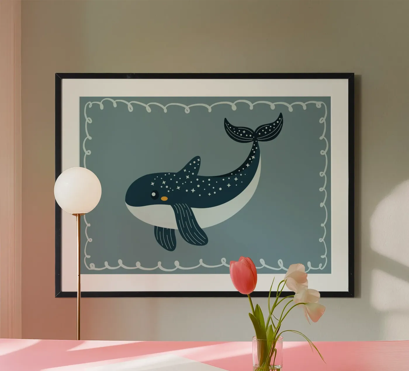 Wal Poster von PurePeachKids