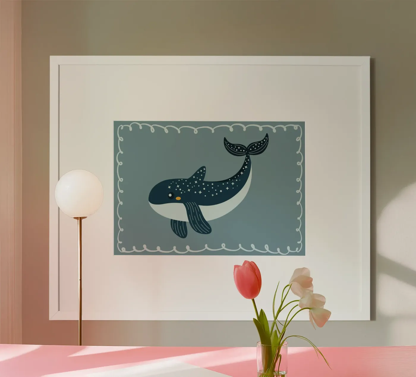 Wal Poster von PurePeachKids