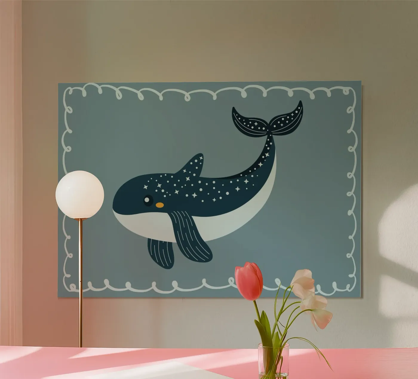 Wal Poster von PurePeachKids