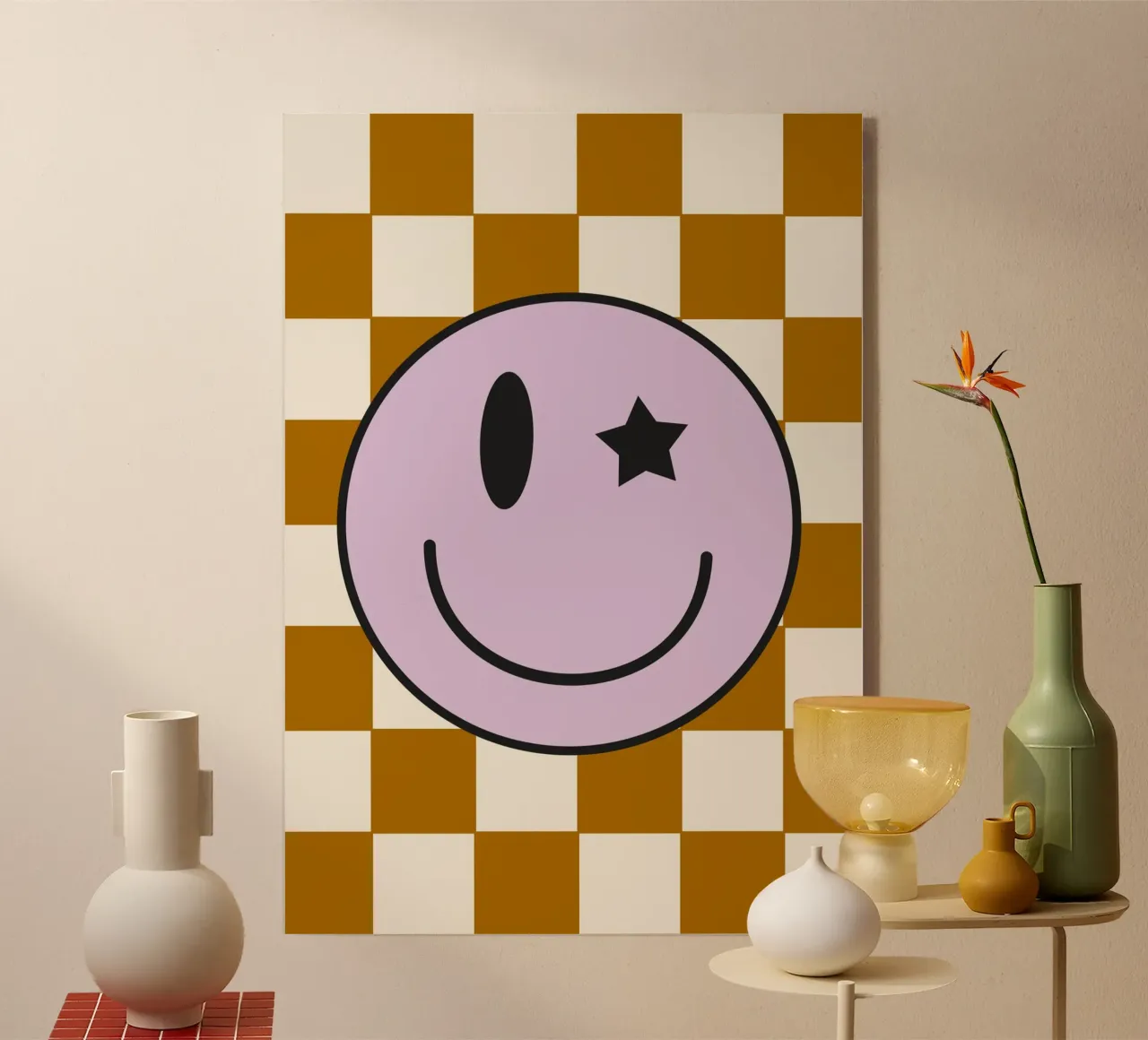 Smile acrylic glass by PurePeachKids