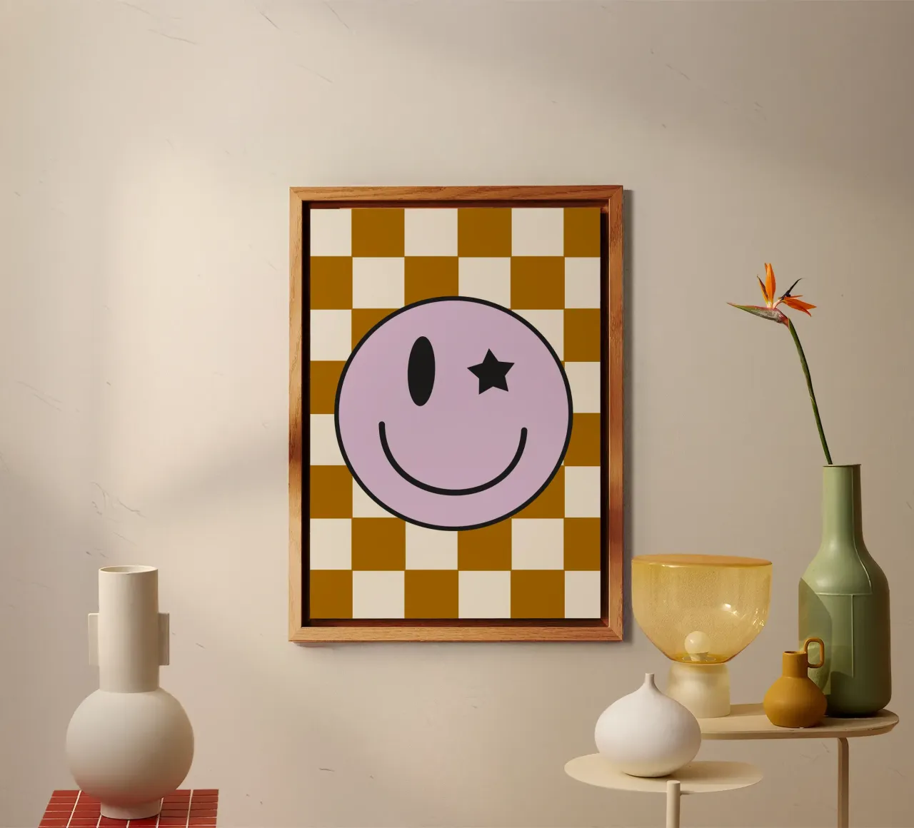 Smile Alu-Dibond von PurePeachKids