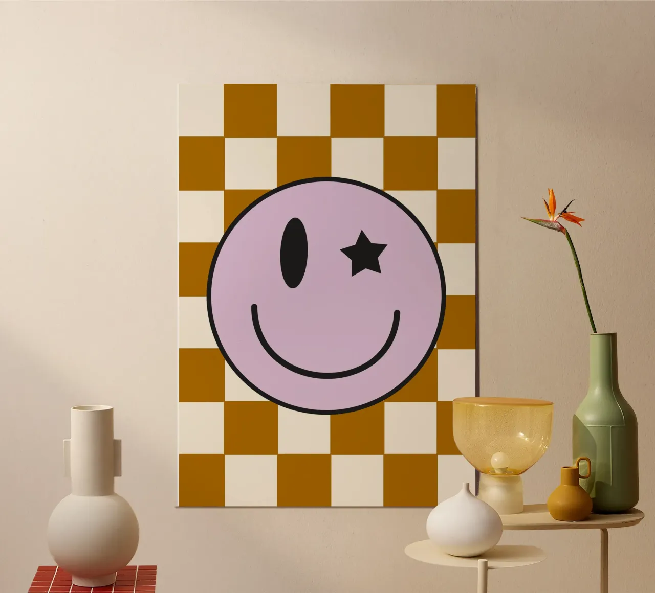 Smile Alu-Dibond von PurePeachKids