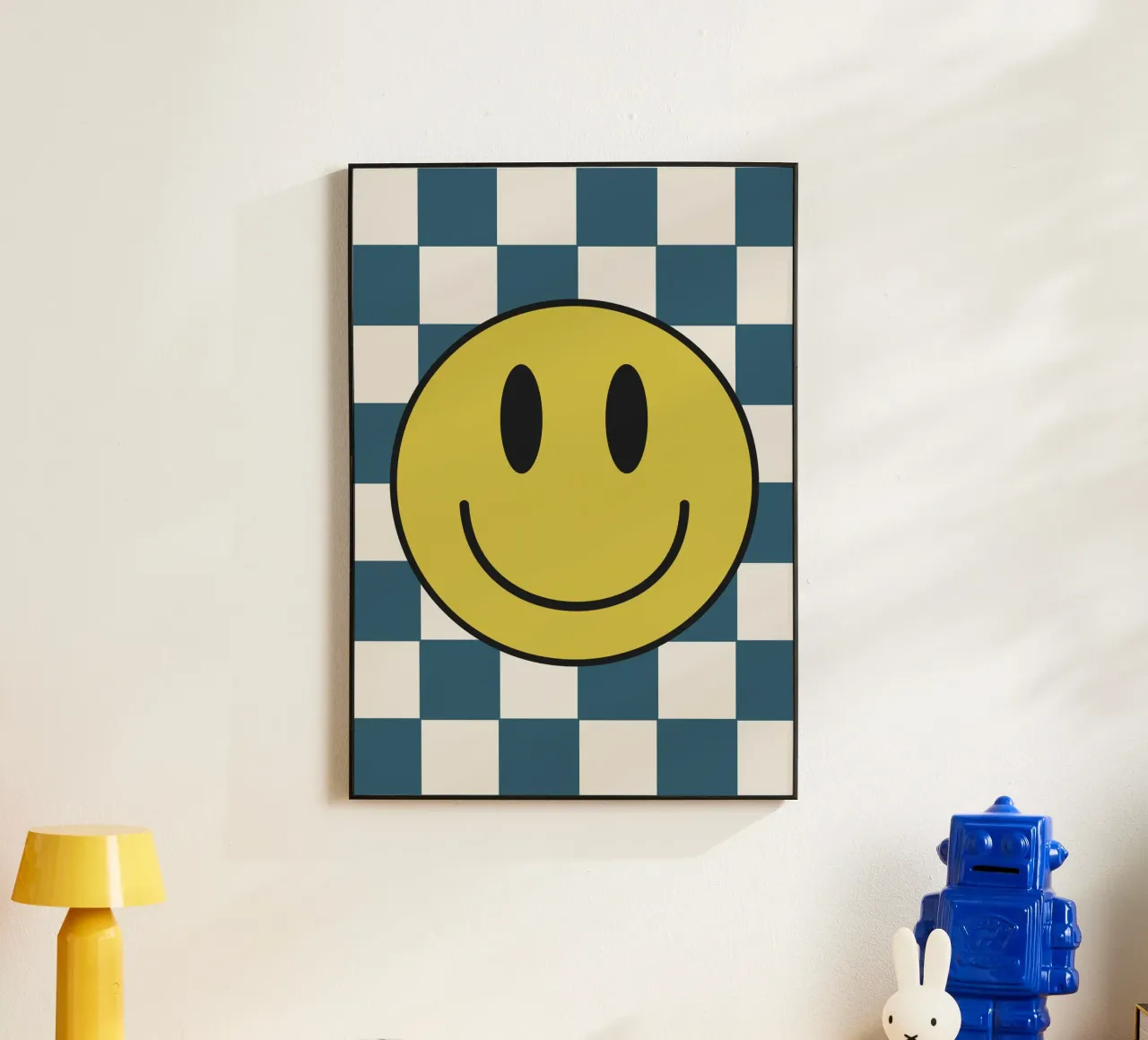 Smiley Alu-Dibond von PurePeachKids