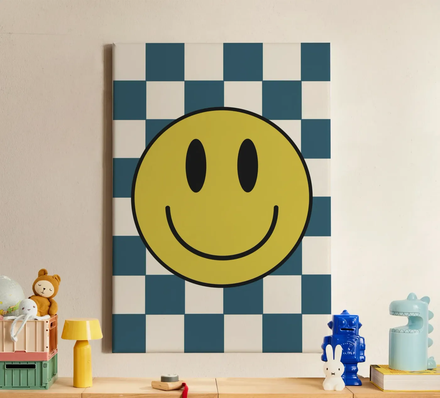 Smiley canvas van PurePeachKids