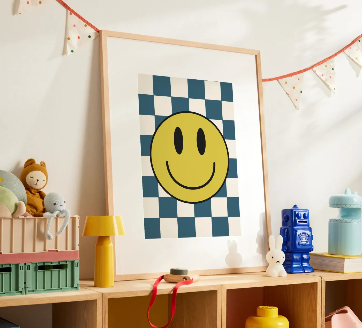 Smiley poster by PurePeachKids