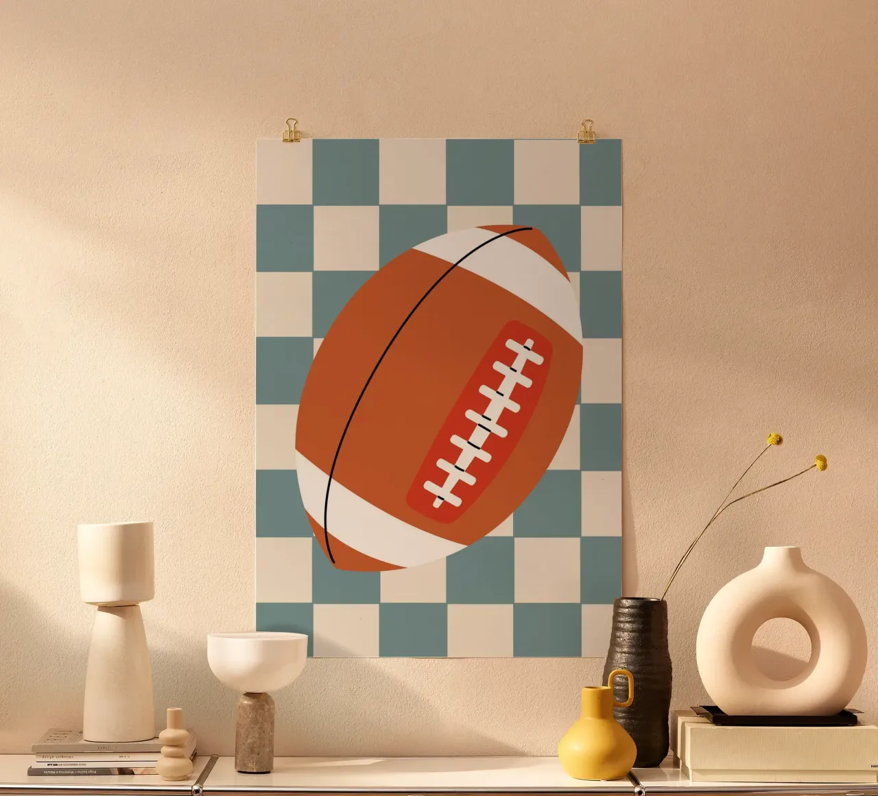 Baseball Vibes poster da PurePeachKids