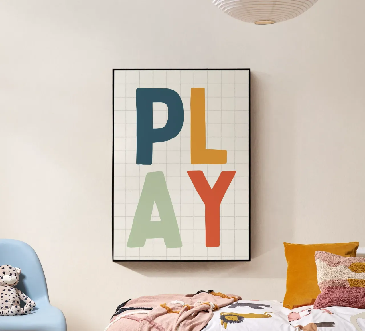 PLAY acrylic glass by PurePeachKids