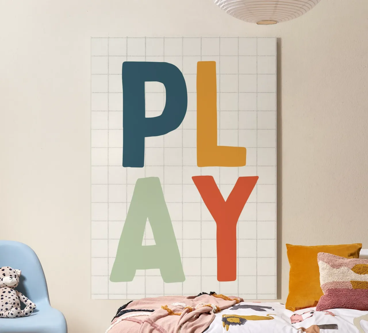 PLAY acrylic glass by PurePeachKids