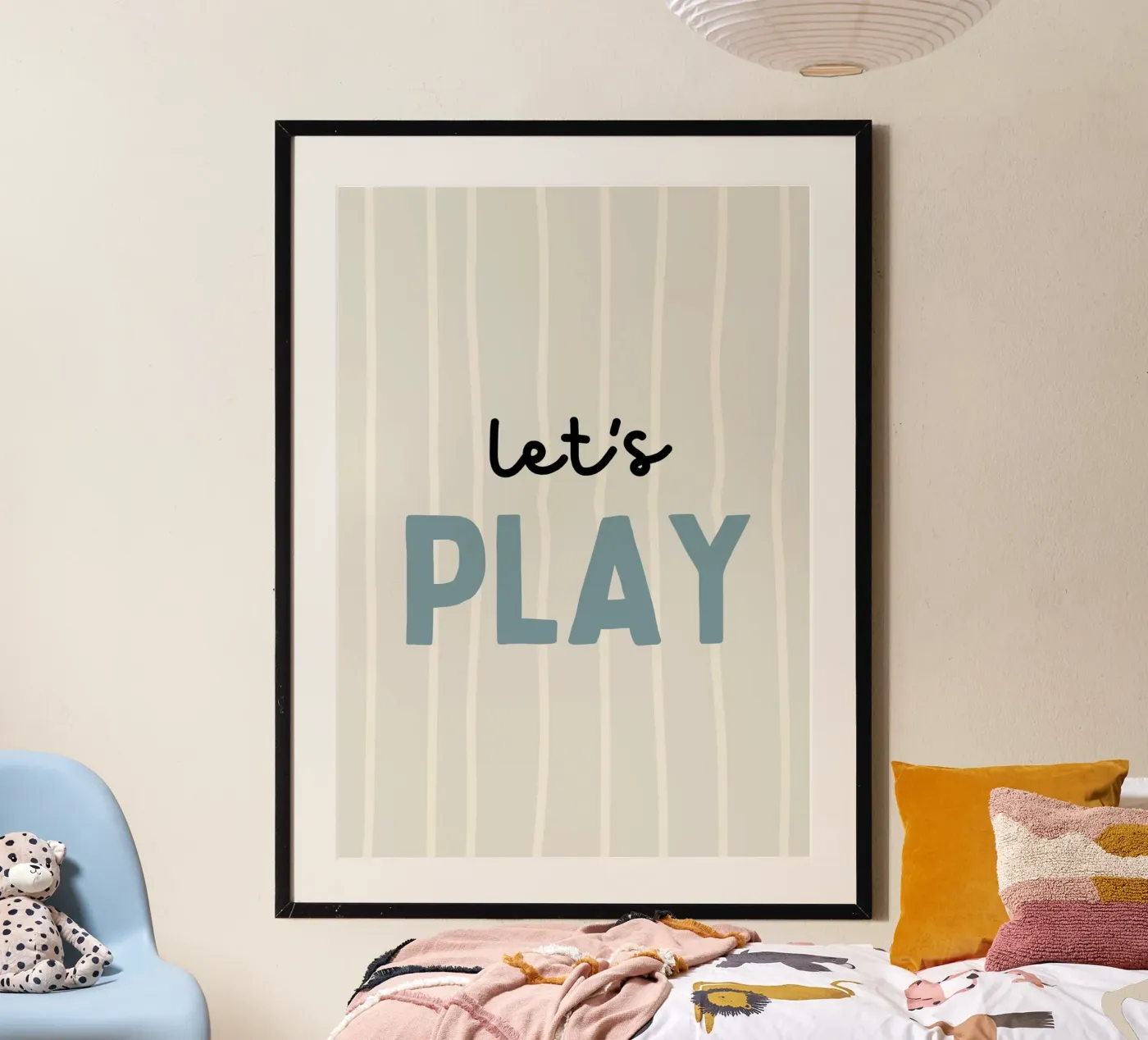 let's play poster by PurePeachKids
