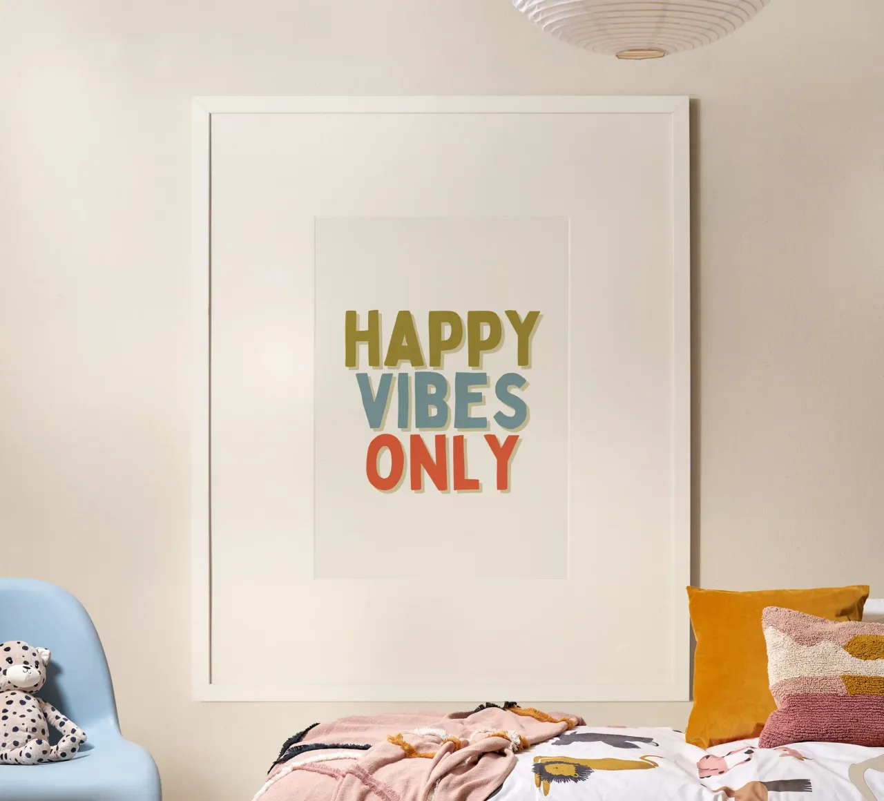 Happy Vibes Only carta hahnemühle da PurePeachKids