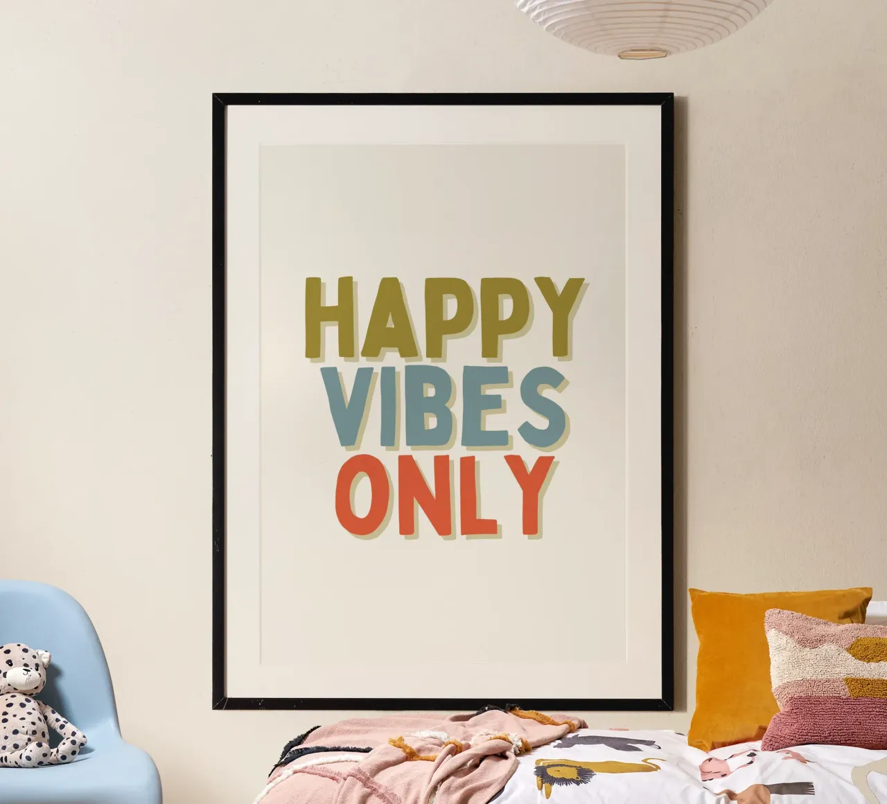 Happy Vibes Only carta hahnemühle da PurePeachKids