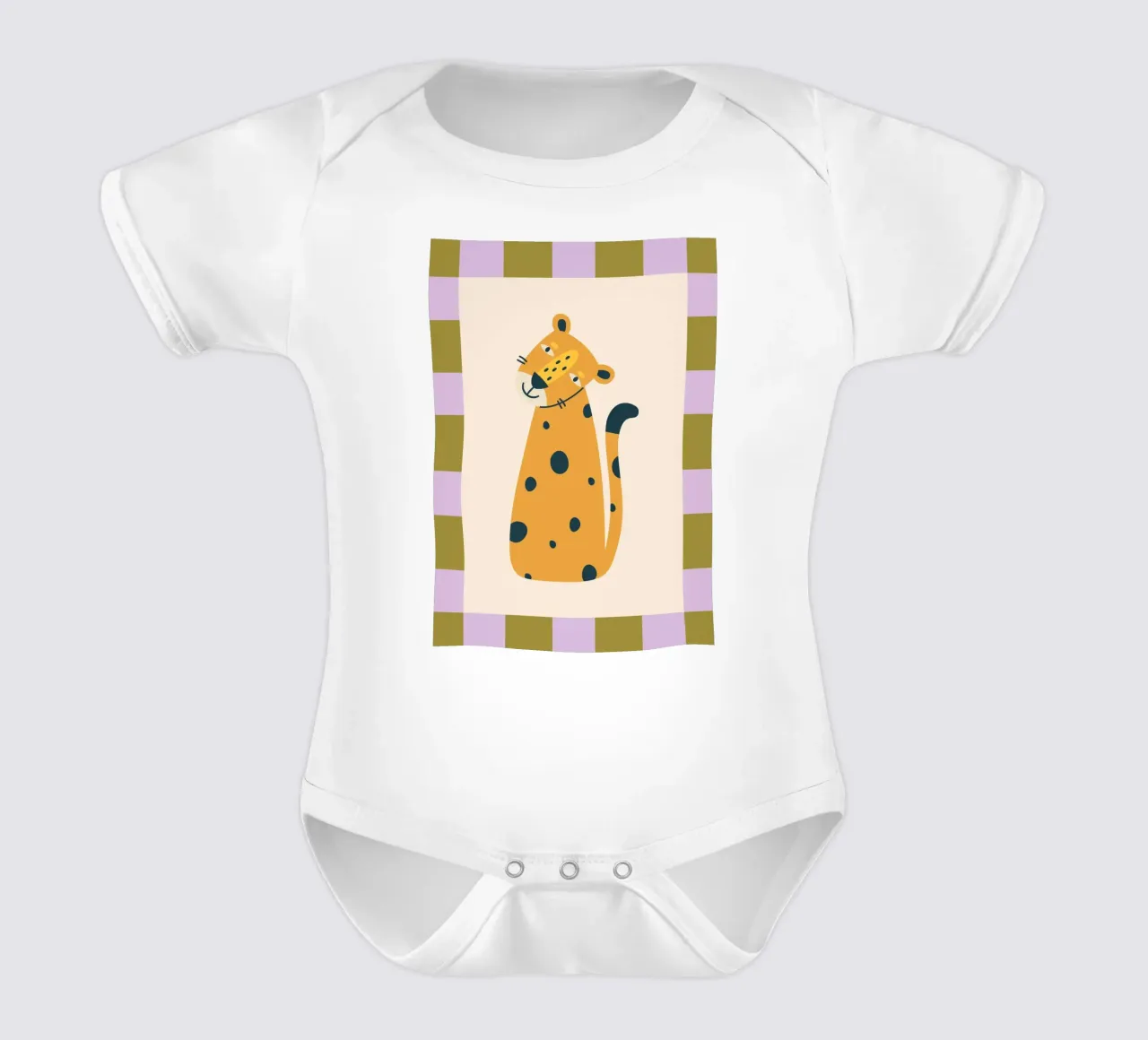 Leopard body bébé de PurePeachKids