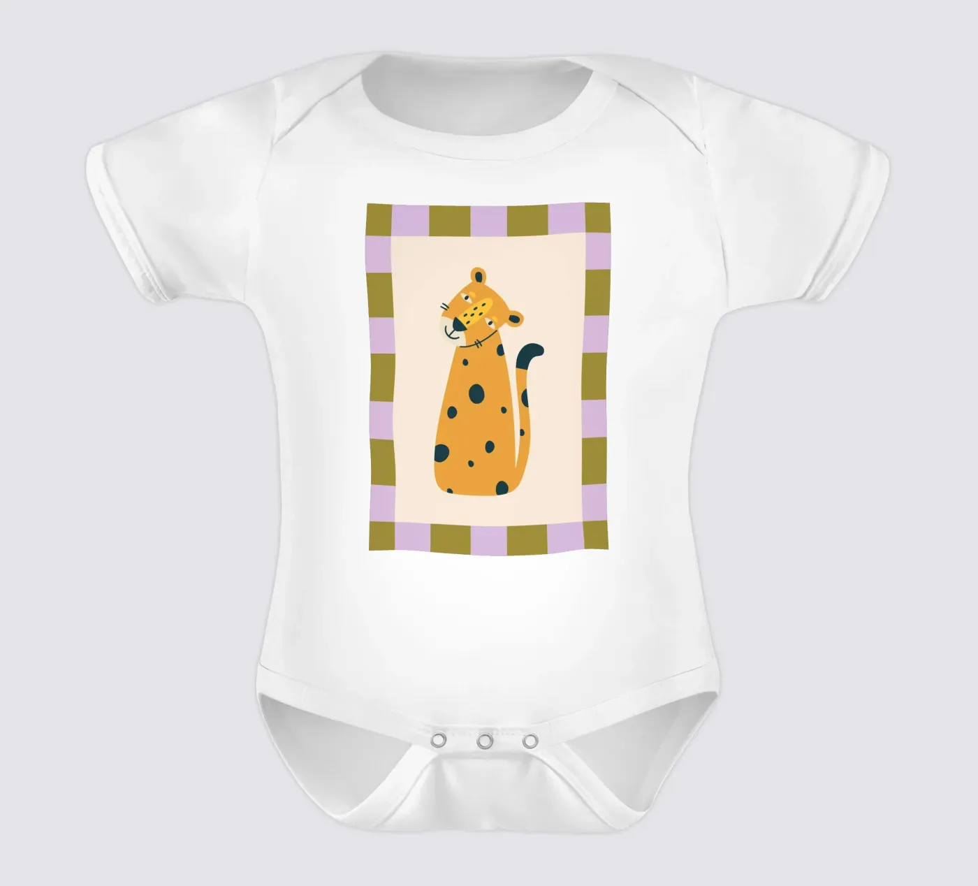 Leopard body bébé de PurePeachKids