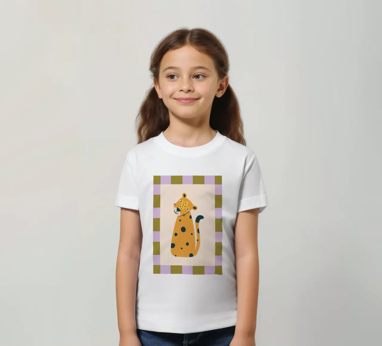 Leopard t-shirt bambini da PurePeachKids