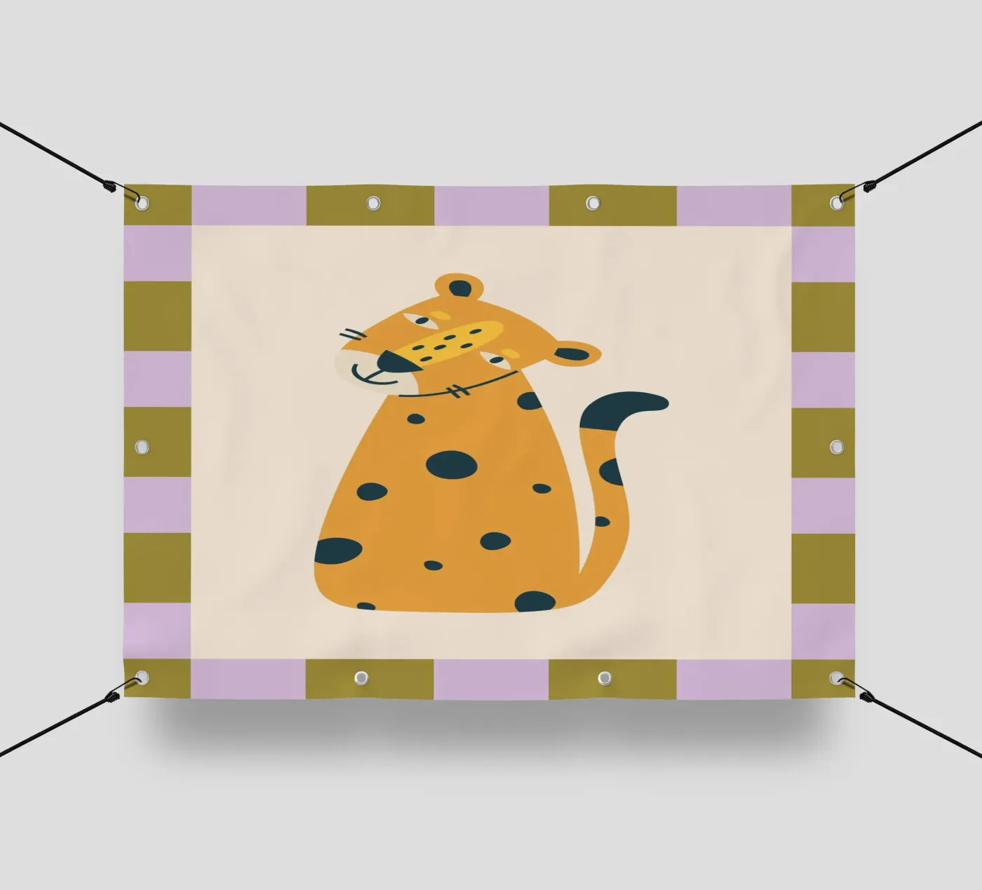 Leopard PVC Plane von PurePeachKids