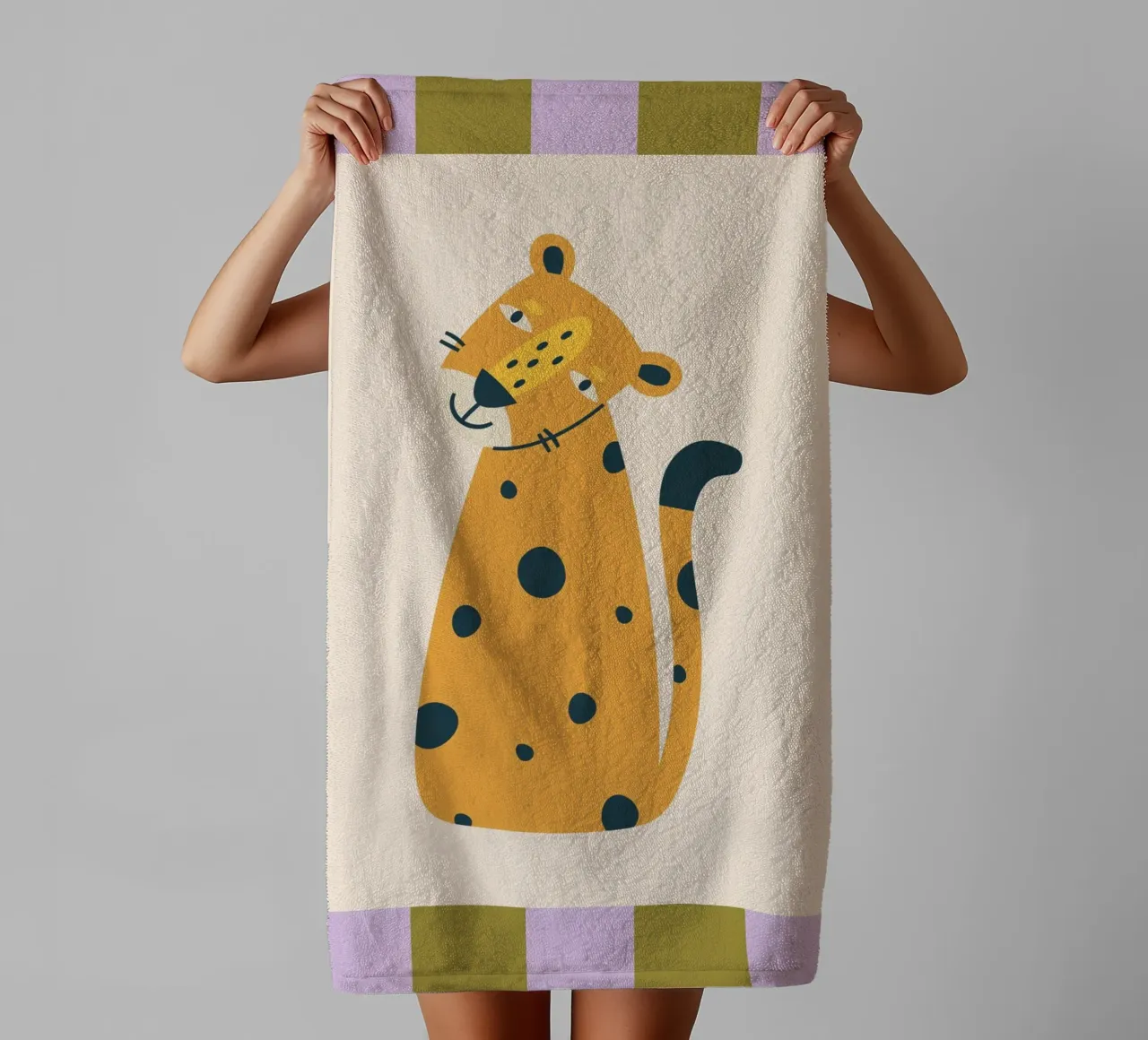 Leopard Handtuch von PurePeachKids